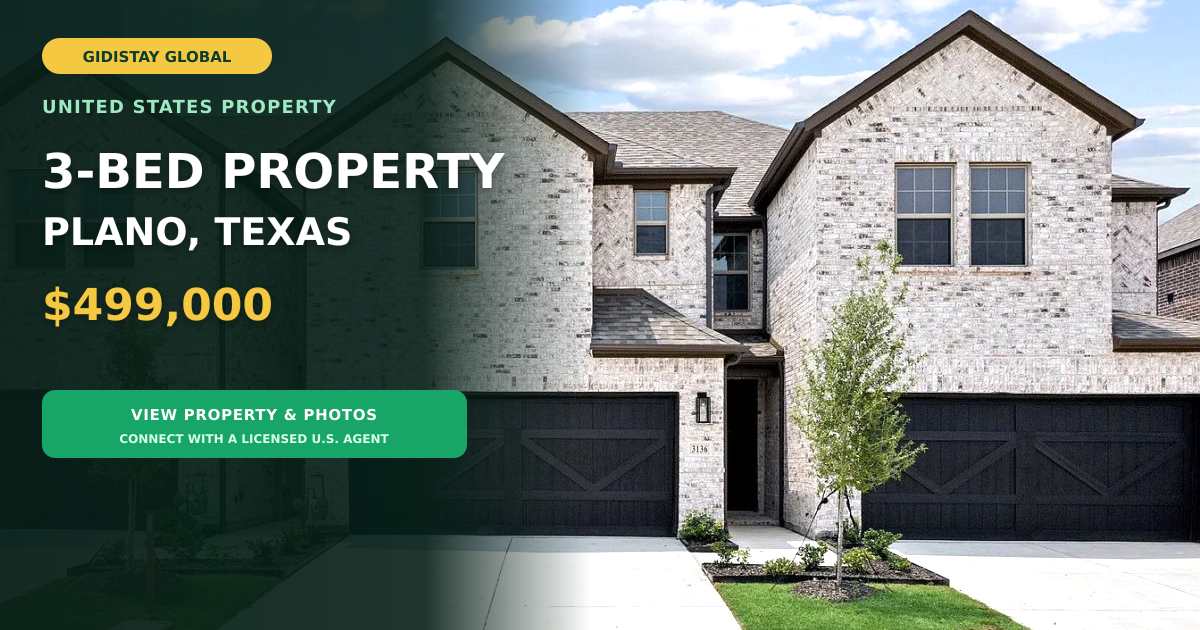 3 beds 2.5 baths Townhome 2015 SqFt Plano Texas 
