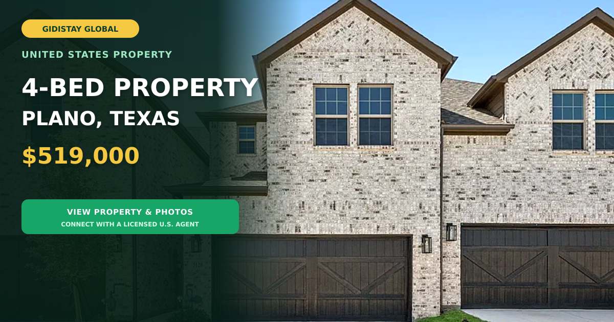 4 Beds 3 Baths Plano Texas 1,903Sqft