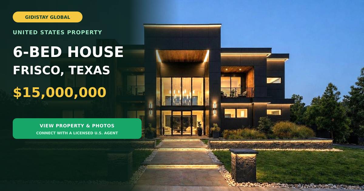 6-Bedroom House For Sale in Frisco