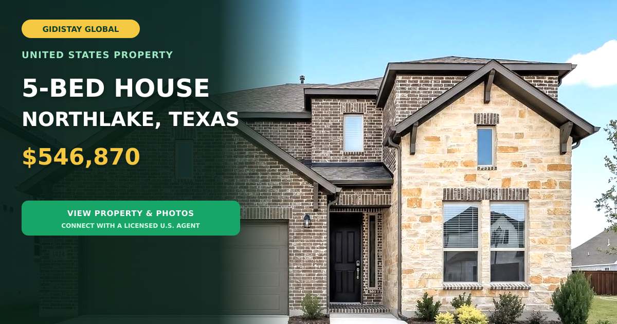 5 Beds 4 Baths Northlake Texas **Price Drop**