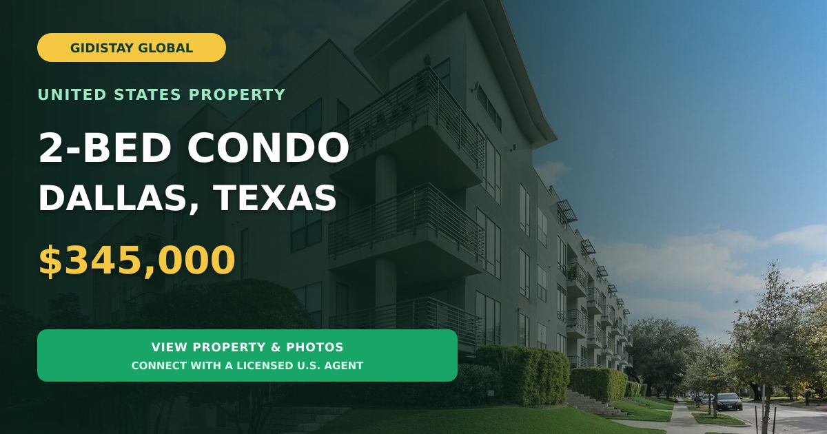 2 Beds 2 baths Downtown Dallas Texas