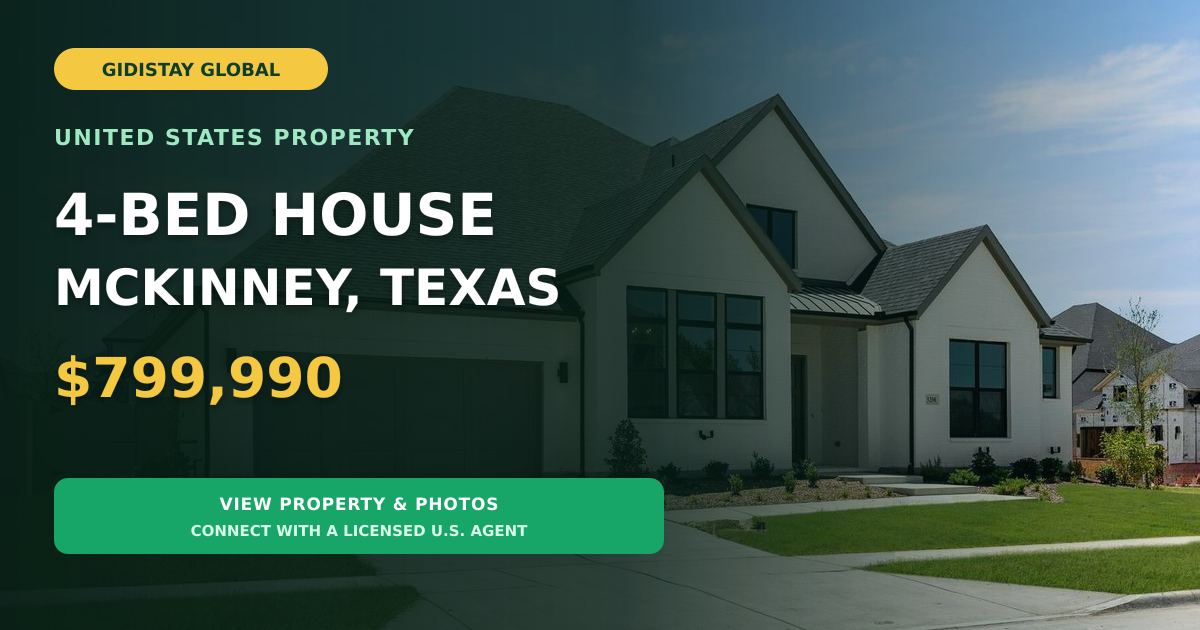 4 Beds 4 Baths Mckinney Texas Custom Home $799,990