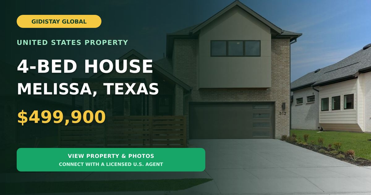 4 Beds 3 Baths Melissa Texas **Price Drop** $499,900