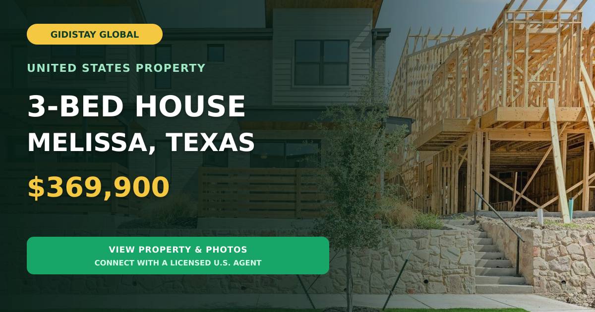 3 Beds 3 Baths Melissa Texas $369,900