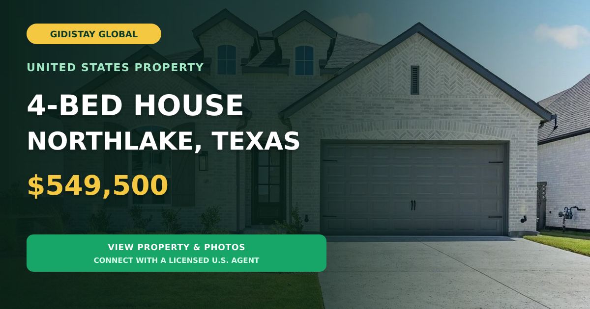 4 Beds 3 Baths Northlake Texas $549,500