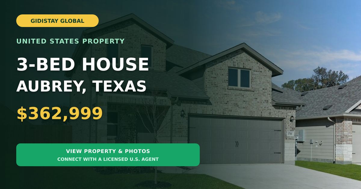 3 Beds 3 Baths Aubrey Texas $362,999