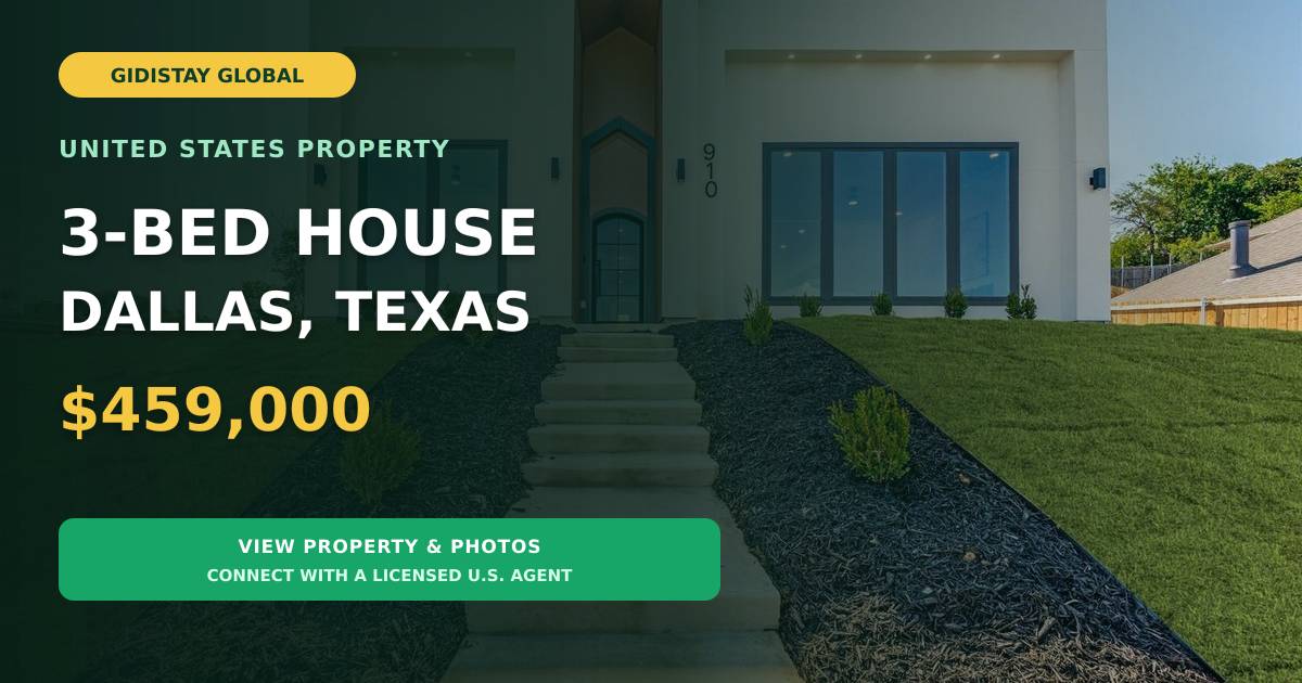 3 Beds 3 Baths Dallas Texas $459,000