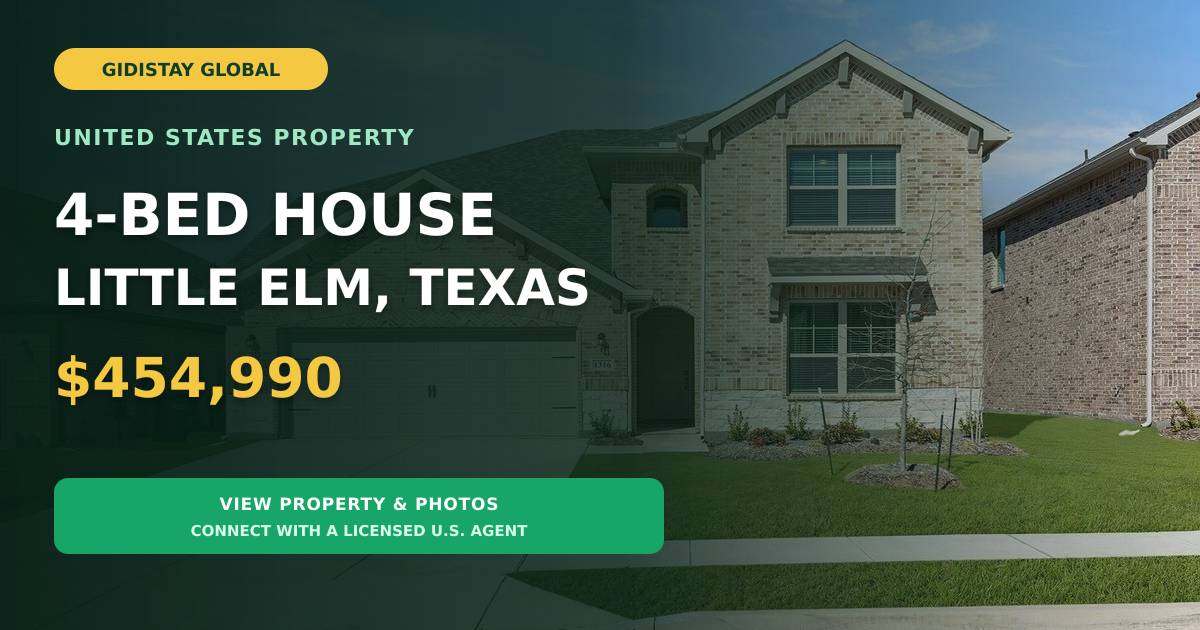 4 Beds 3 Baths Little Elm Texas