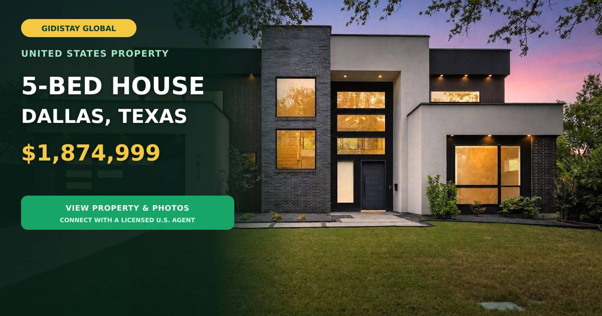 5 Beds 5 Baths WAIT UNTIL YOU SEE THE 20-FOOT CEILING INSIDE THIS SMART LUXURY HOME! 😱🏡