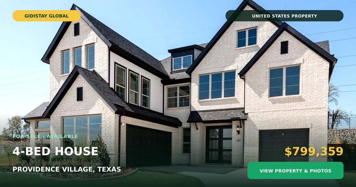 4 BEDS. 5 LIVING SPACES. UNDER $800K—LOOK INSIDE. 👀 Providence Village Texas