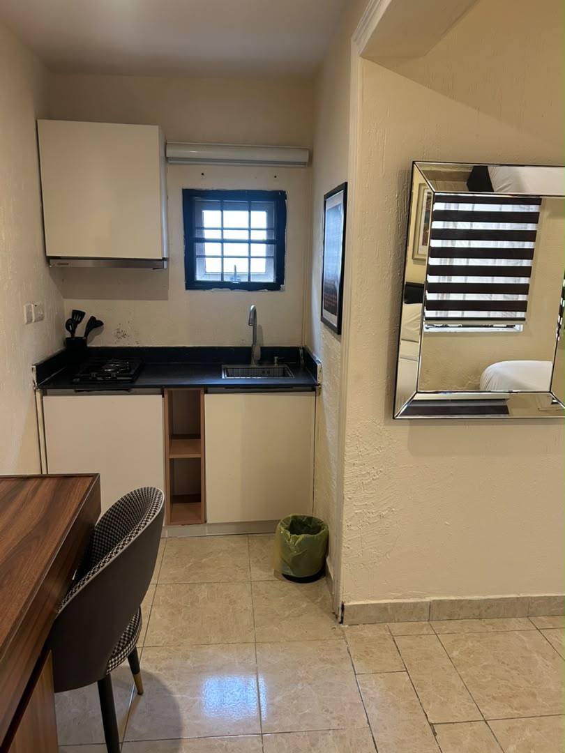 Studio Shortlet in Lekki Phase 1, Lagos — ₦60,000/night | GidiStay — 2 bed studio in Lekki Phase 1, Lagos (bedroom view)