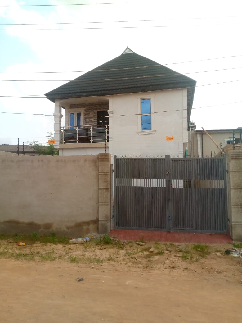 1 no of 2 bedroom flat 2 no's of mini flat for sale on quarter plot of land inside estate at jolasco area akute. *Price* : 55m Slightly Negotiable *Title* : Deed of Assignment and Receipt — ₦55,000,000 | GidiStay — 2 bed house in Akute, Lagos (main view)