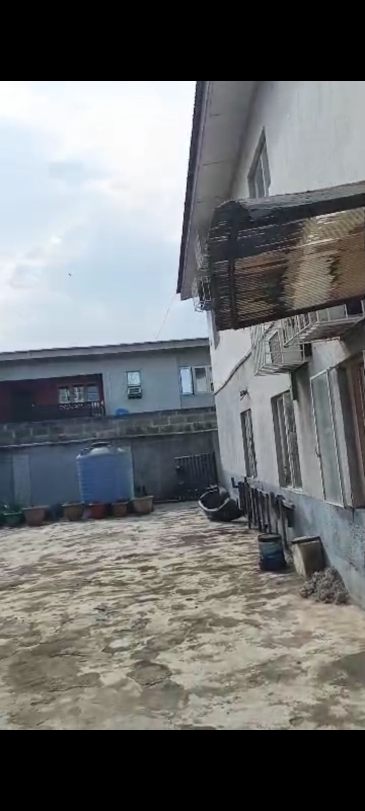 A Bungalow and a storey building at BQ* For sale *Size: 800 SQ MTRS* *Location: off Awolowo Way and Adeniyi Jones, Ikeja Lagos Nigeria* *Title: CofO & GOVERNORS CONSENT* *Price: 650m — ₦650,000,000 | GidiStay — 4 bed house in Ikeja, Lagos (bedroom view)