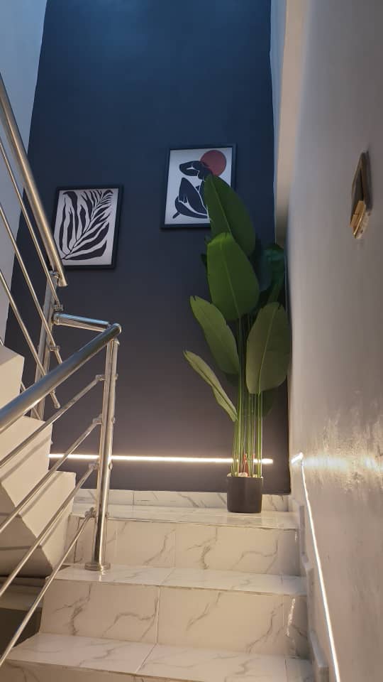 2-Bedroom Duplex Shortlet in Ajah, Lagos — ₦120,000/night | GidiStay — 2 bed duplex in Ajah, Lagos (interior)