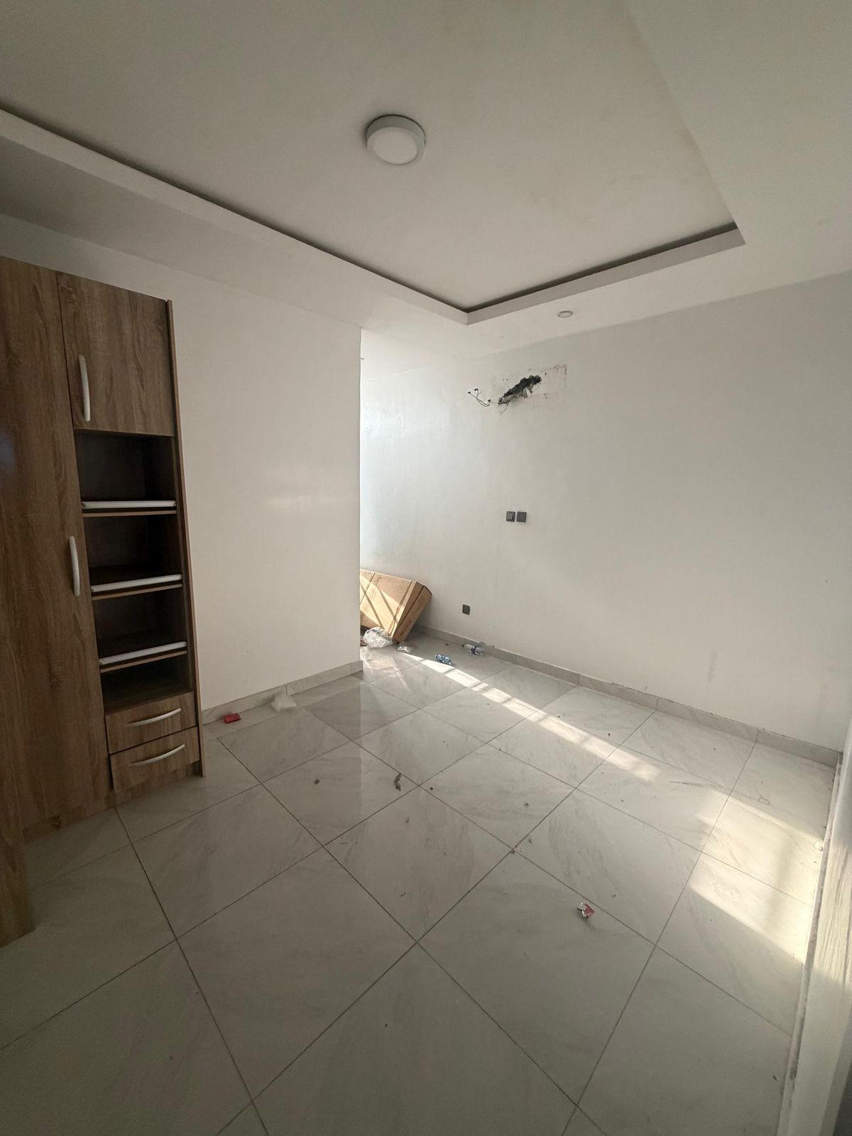 1-Bedroom Apartment For Rent in Ologolo, Lagos — ₦5,000,000/year | GidiStay — 1 bed apartment in Ologolo, Lagos (bedroom view)
