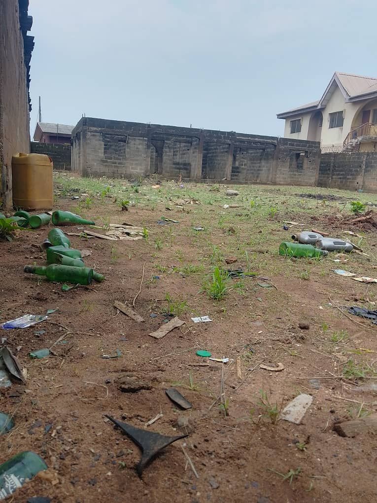 Two units of 2 bedroom flat upstairs to decking level For Sale on a full plot of land fence round with gate, Land Size; Full plot of land Title document; Receipt and Survey plan Asking price #55m Net Half plot is # 27.5m Net LOCATION; Inside Goodwill Estate Martin's Area Off Alagbole Akute road. — ₦55,000,000 | GidiStay — 2 bed house in Alagbole Akute Road, Lagos (main view)