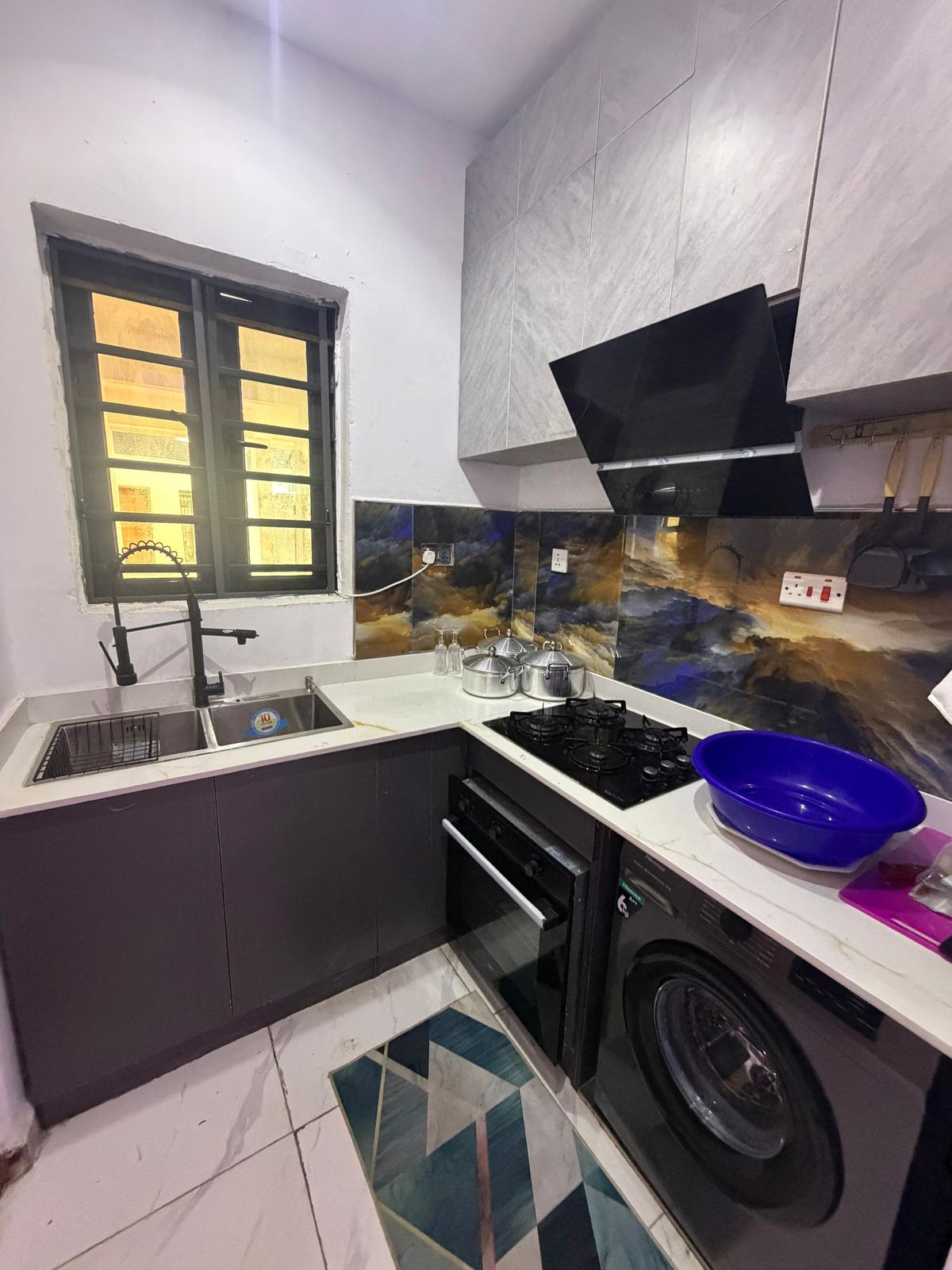 1-Bedroom Apartment For Rent in Ologolo, Lagos — ₦5,000,000/year | GidiStay — 1 bed apartment in Ologolo, Lagos (bedroom view)
